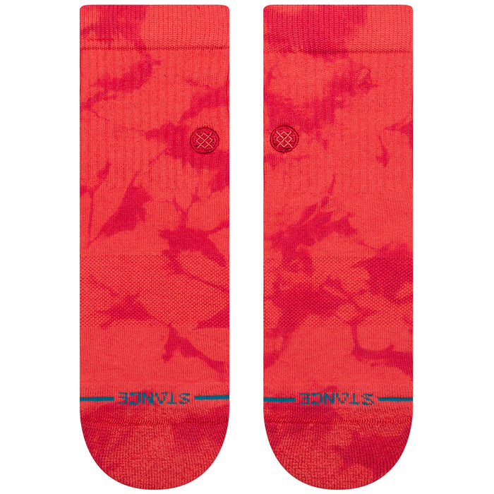 Stance Dye Namic Quarter Socks Red