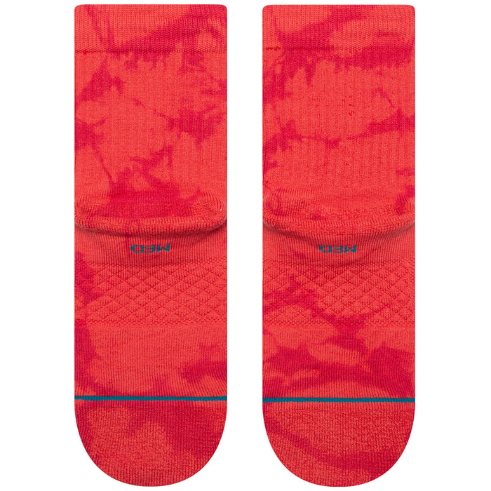 Stance Dye Namic Quarter Socks Red