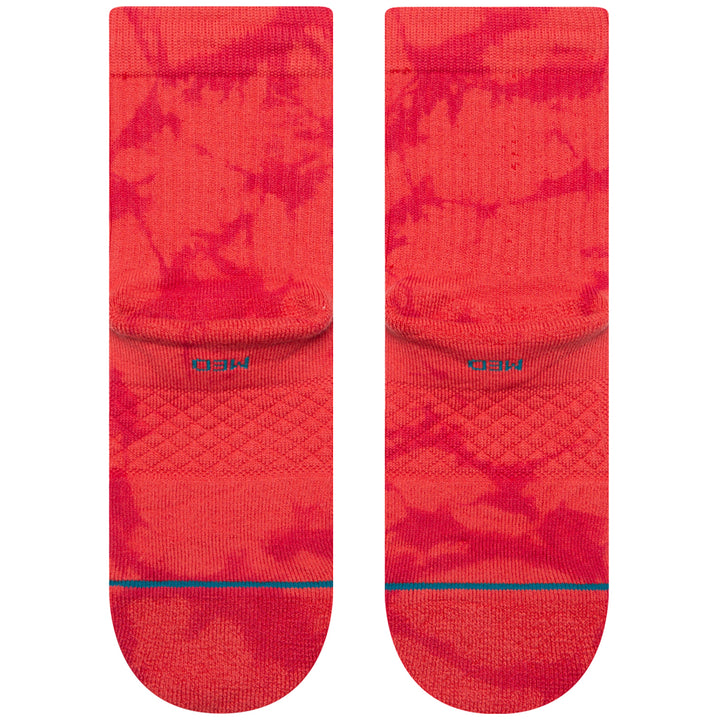 Stance Dye Namic Quarter Socks Red