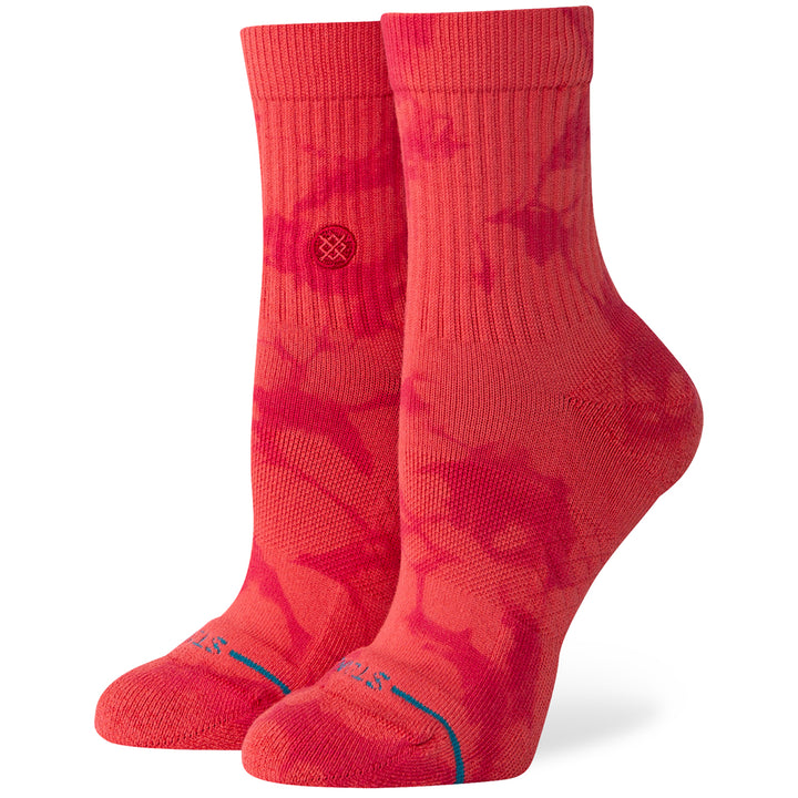Stance Dye Namic Quarter Socks Red