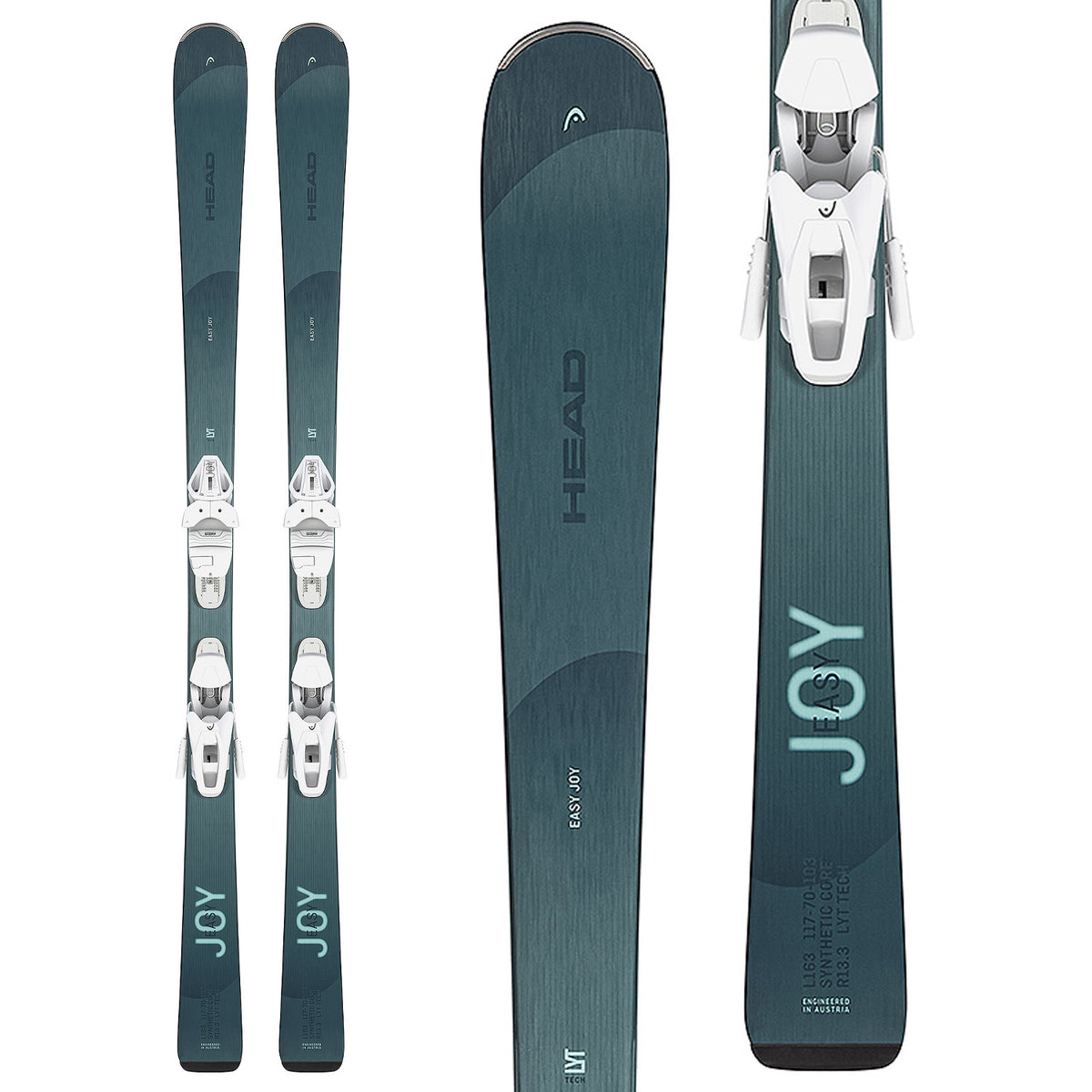 Head Easy Joy Skis + Joy 9 GW SLR Bindings - Women's 2024