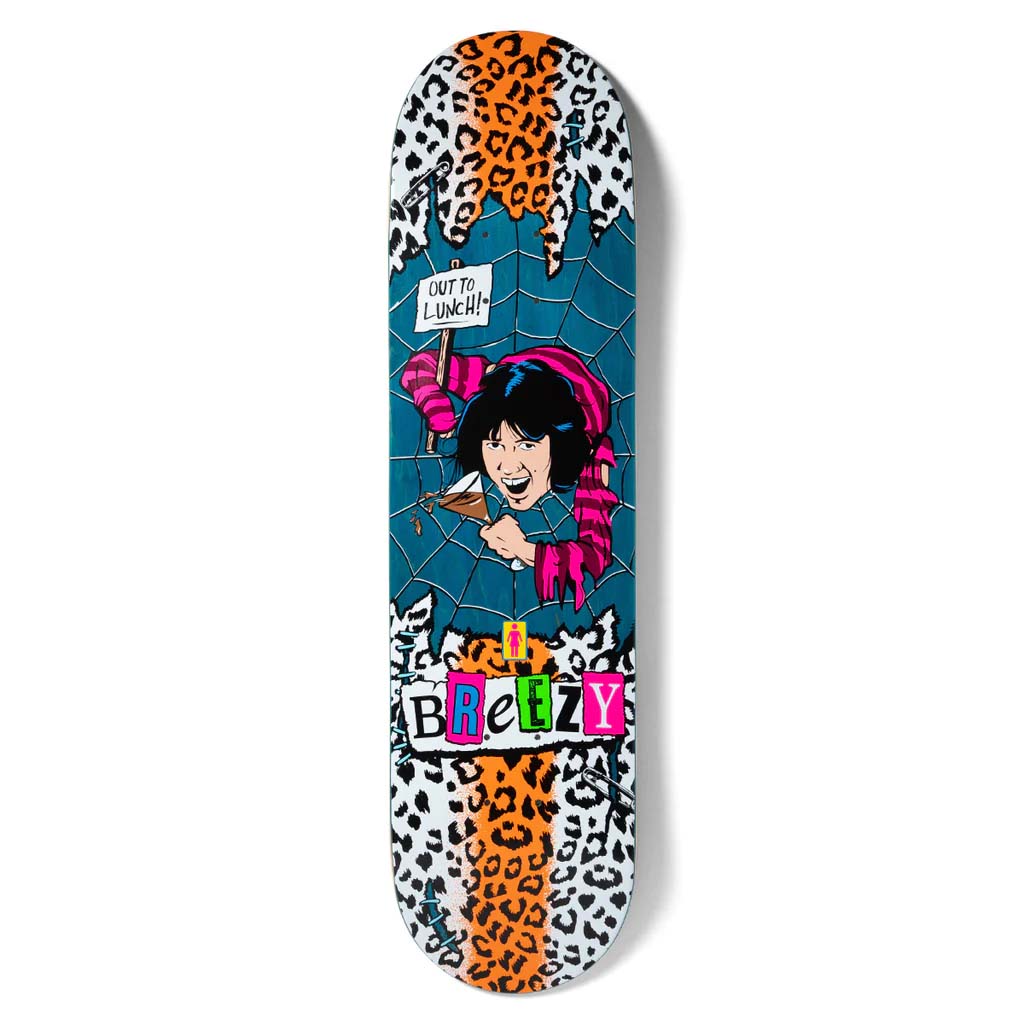 Girl Geering Out To Lunch 8.5 Skateboard Deck