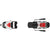 Salomon Strive 16 MN Ski Bindings White / Fiery Red (747)