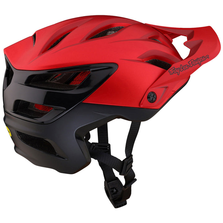 Troy Lee Designs A3 MIPS Bike Helmet Uno Red 2023