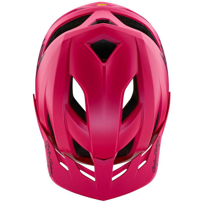 Troy Lee Designs Flowline MIPS Bike Helmet Point Raspberry