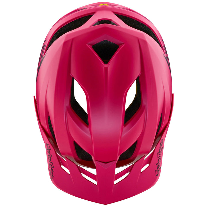 Troy Lee Designs Flowline MIPS Bike Helmet Point Raspberry