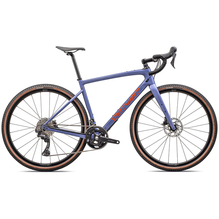 Specialized Diverge Sport Carbon Complete Bike 2024 Satin Purple Indigo Tint/Purple Indigo/Amber Glow