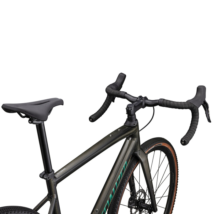 Specialized Diverge E5 Comp Complete Bike 2024 Gloss Metallic Obsidian/Metallic Pine Green