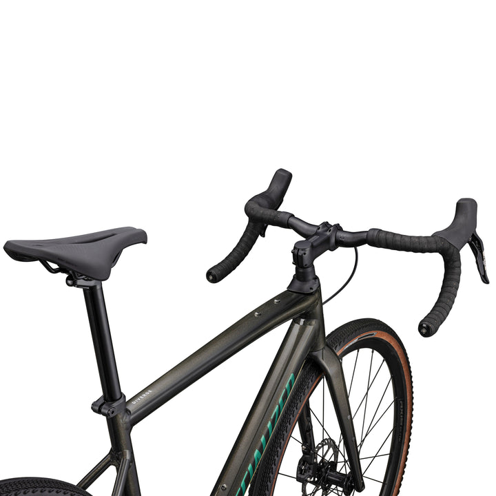 Specialized Diverge E5 Comp Complete Bike 2024 Gloss Metallic Obsidian/Metallic Pine Green