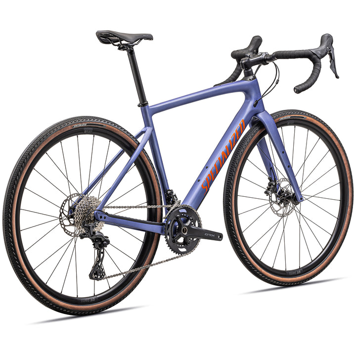 Specialized Diverge Sport Carbon Complete Bike 2024 Satin Purple Indigo Tint/Purple Indigo/Amber Glow