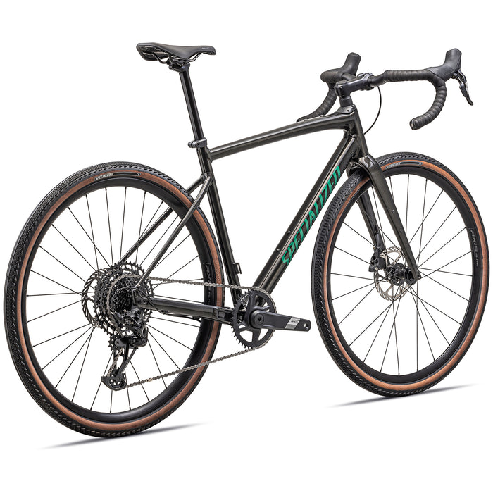 Specialized Diverge E5 Comp Complete Bike 2024 Gloss Metallic Obsidian/Metallic Pine Green