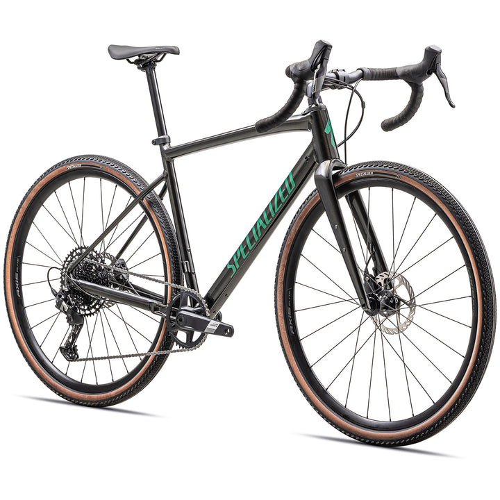 Specialized Diverge E5 Comp Complete Bike 2024 Gloss Metallic Obsidian/Metallic Pine Green