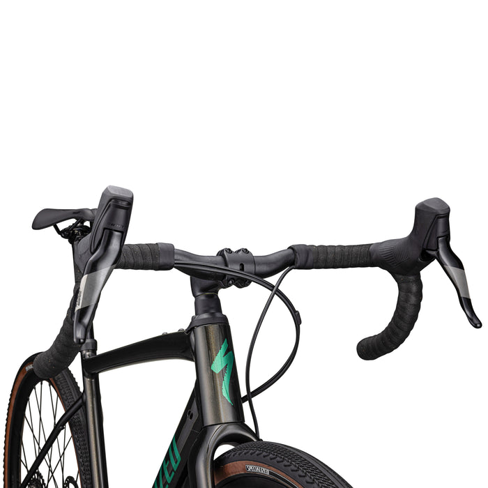 Specialized Diverge E5 Comp Complete Bike 2024 Gloss Metallic Obsidian/Metallic Pine Green