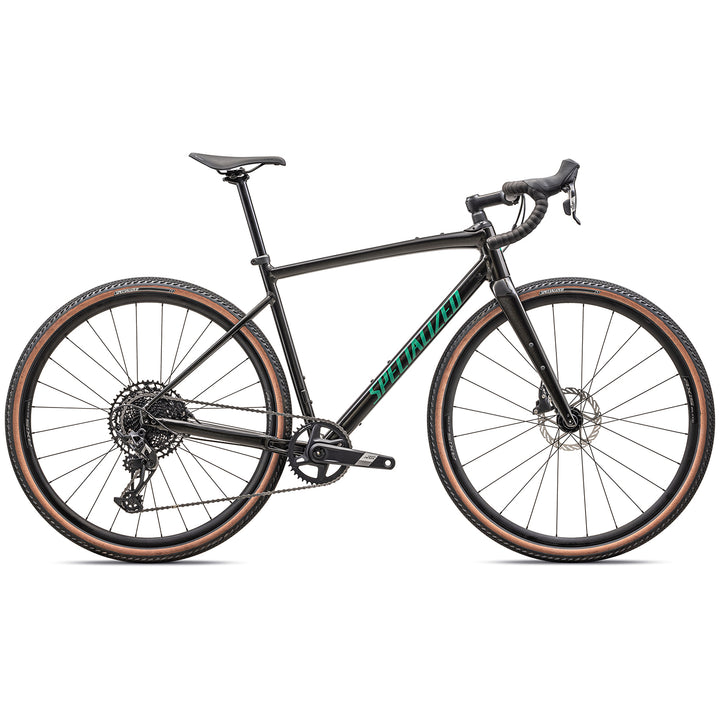 Specialized Diverge E5 Comp Complete Bike 2024 Gloss Metallic Obsidian/Metallic Pine Green