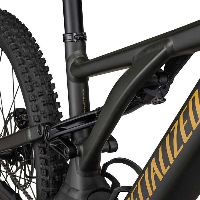 Specialized Turbo Levo Alloy E-Mountain Bike 2023 Satin Dark Moss Green/Harvest Gold
