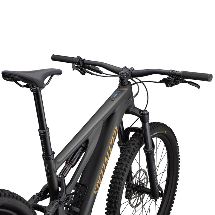 Specialized Turbo Levo Alloy E-Mountain Bike 2023 Satin Dark Moss Green/Harvest Gold
