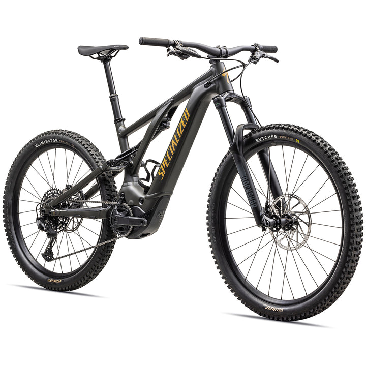 Specialized Turbo Levo Alloy E-Mountain Bike 2023 Satin Dark Moss Green/Harvest Gold