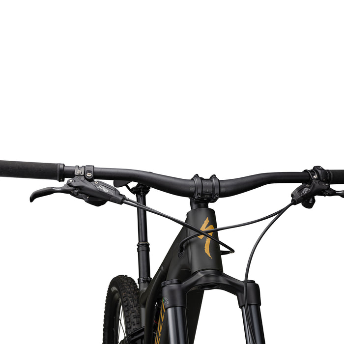 Specialized Turbo Levo Alloy E-Mountain Bike 2023 Satin Dark Moss Green/Harvest Gold