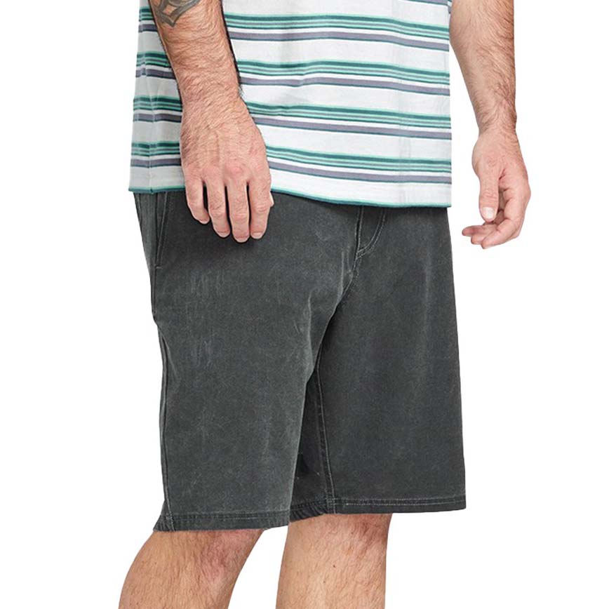 Volcom Stone Faded Hybrid 19 Shorts - Men's Stealth
