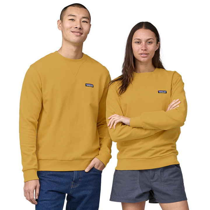 Patagonia Regenerative Organic Certified Cotton Crewneck Sweatshirt - Unisex Surfboard Yellow
