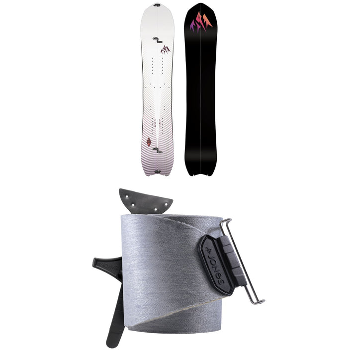 Jones Stratos Splitboard + Nomad Universal Tail Clip Splitboard Skins - Women's 2025