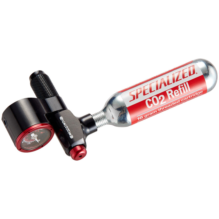 Specialized CPRO2 Gauge Trigger CO2 Inflator Black