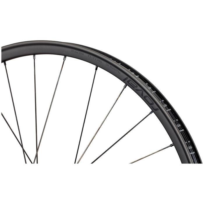 Roval Traverse HD 350 Wheel - 29" Satin Carbon/Gloss Black