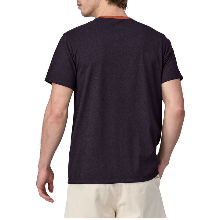 Patagonia Shop Sticker Pocket Responsibili T-Shirt - Men's Piton Purple