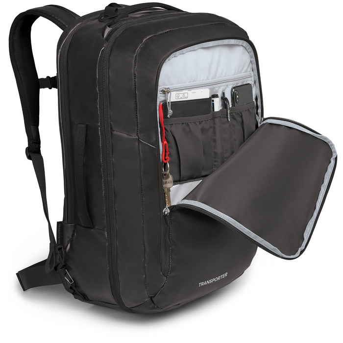 Osprey Transporter Global Carry On Bag Black