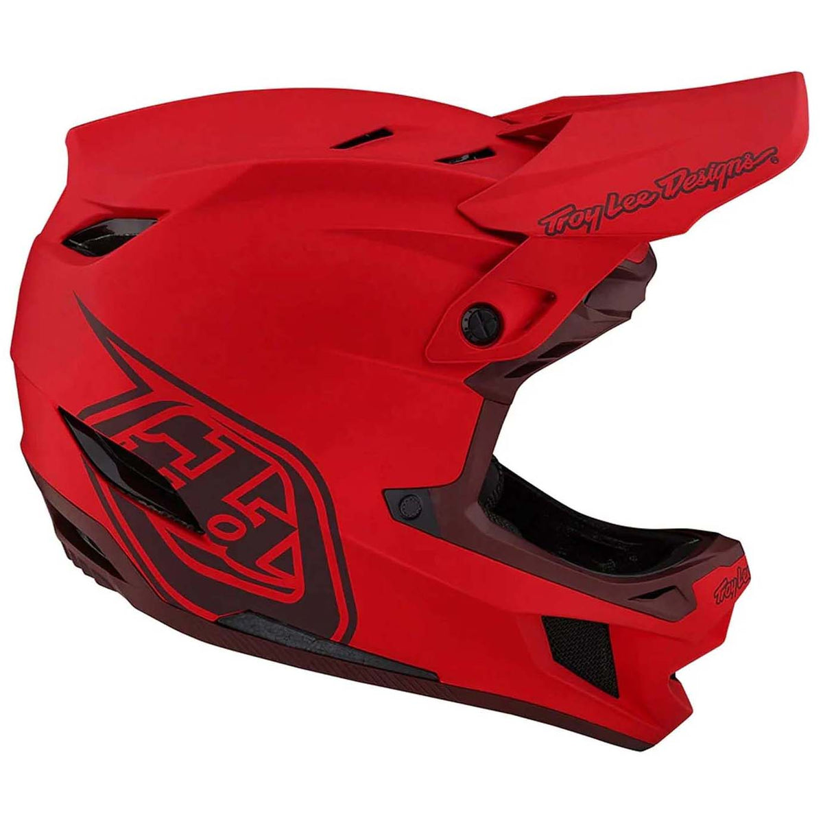 Troy Lee Designs D4 Composite Bike Helmet Stealth Red