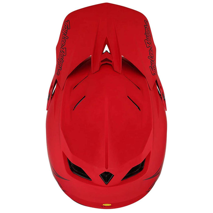 Troy Lee Designs D4 Composite Bike Helmet Stealth Red