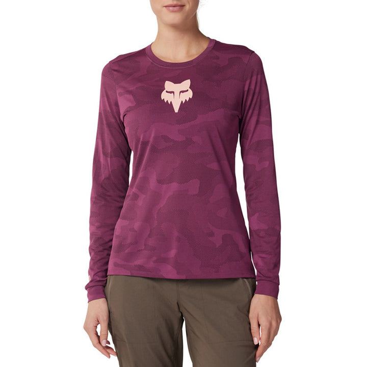 Fox Racing Ranger TruDri Long-Sleeve Jersey - Women's Sangria