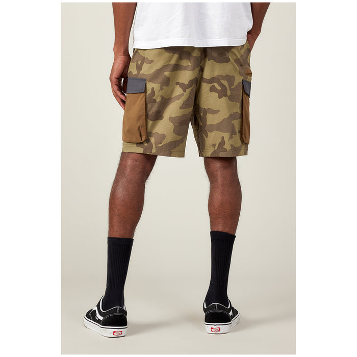 686 Traveler Featherlight Cargo-8" Inseam Shorts - Men's Sage Camo Colorblock