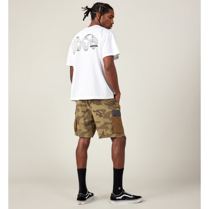 686 Traveler Featherlight Cargo-8" Inseam Shorts - Men's Sage Camo Colorblock