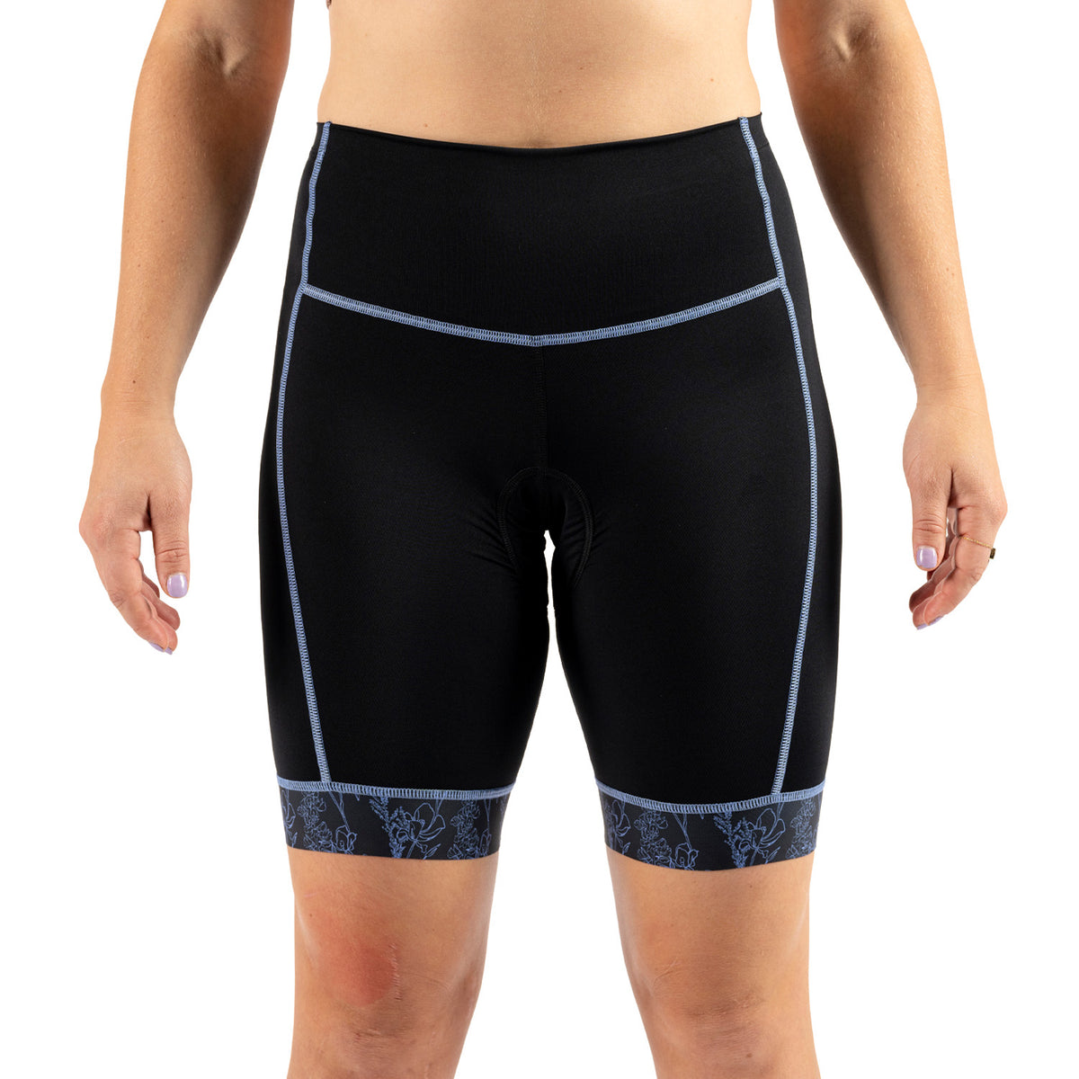 Wild Rye Alyssa Chammy Liner Shorts - Women's Black-Alpine Bloom