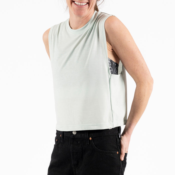 Wild Rye Keller Crop Tank - Women's Mist
