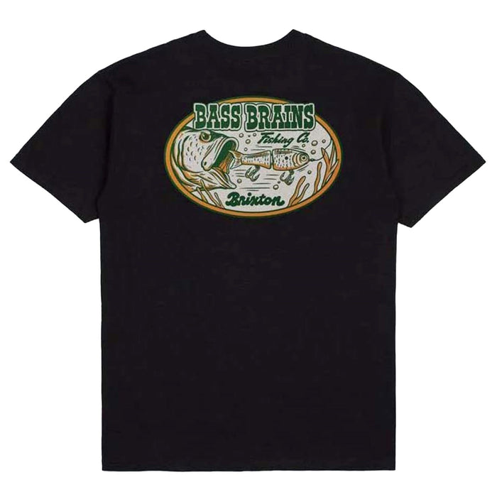 Brixton Bass Brains Swim Short-Sleeve T-Shirt - Men's Black