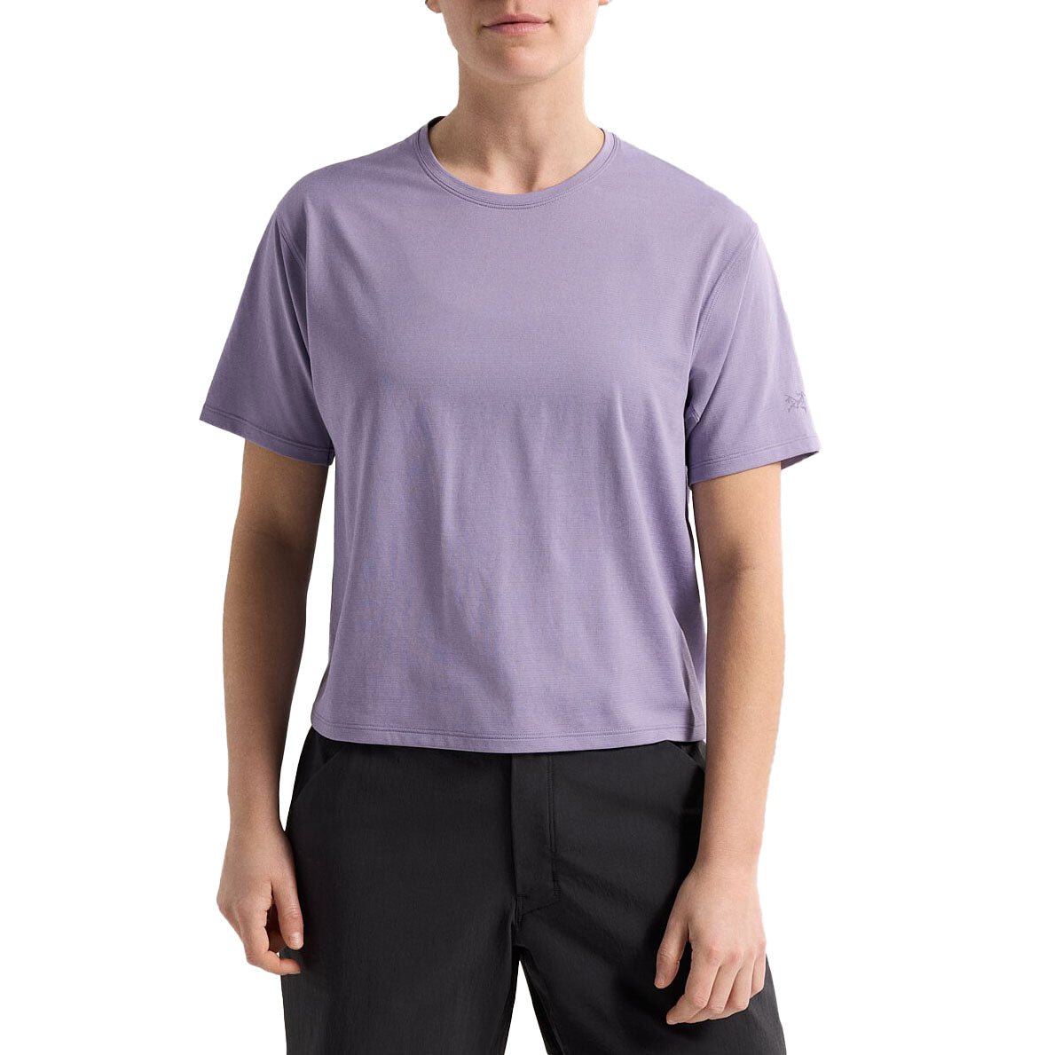 Arc'teryx Taema Crop Short-Sleeve Top - Women's Velocity Heather