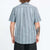 Volcom Newbar Stripe Short-Sleeve Shirt - Men's Celeste Blue