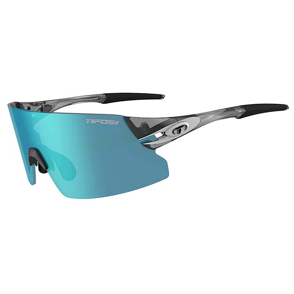 Tifosi Rail XC Sunglasses Crystal Smoke/Clarion Blue+AC Red+Clear