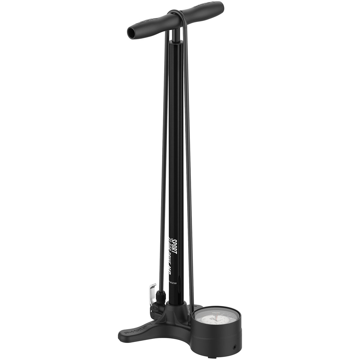 Lezyne Sport Floor Drive 3.5 Floor Pump Flat Black
