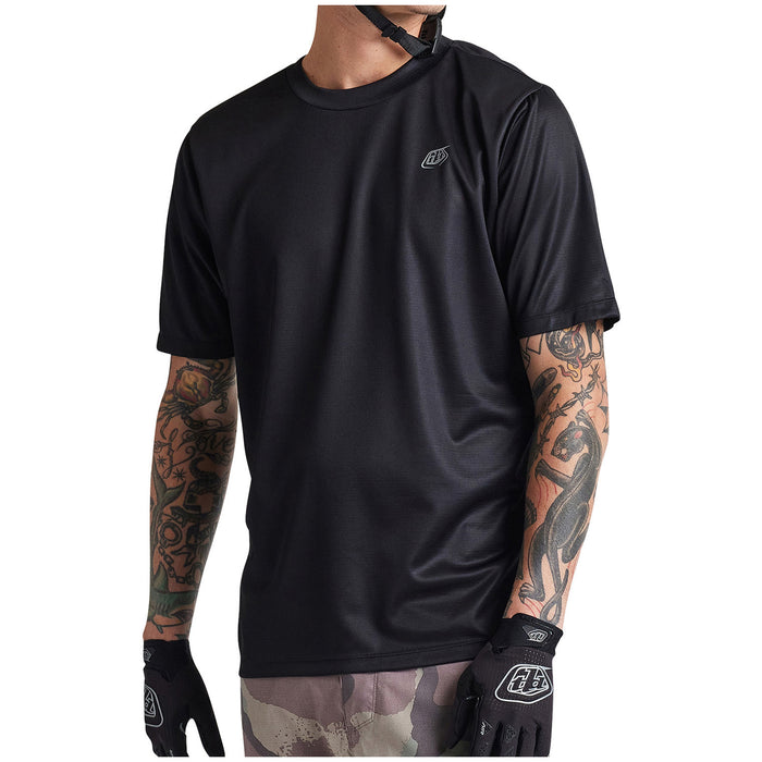 Troy Lee Designs Flowline Short-Sleeve Jersey Black