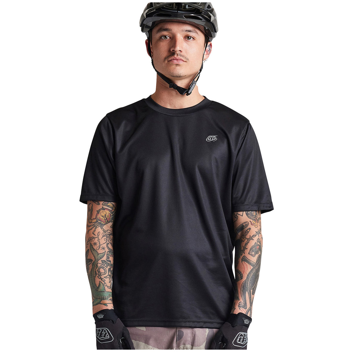 Troy Lee Designs Flowline Short-Sleeve Jersey Black