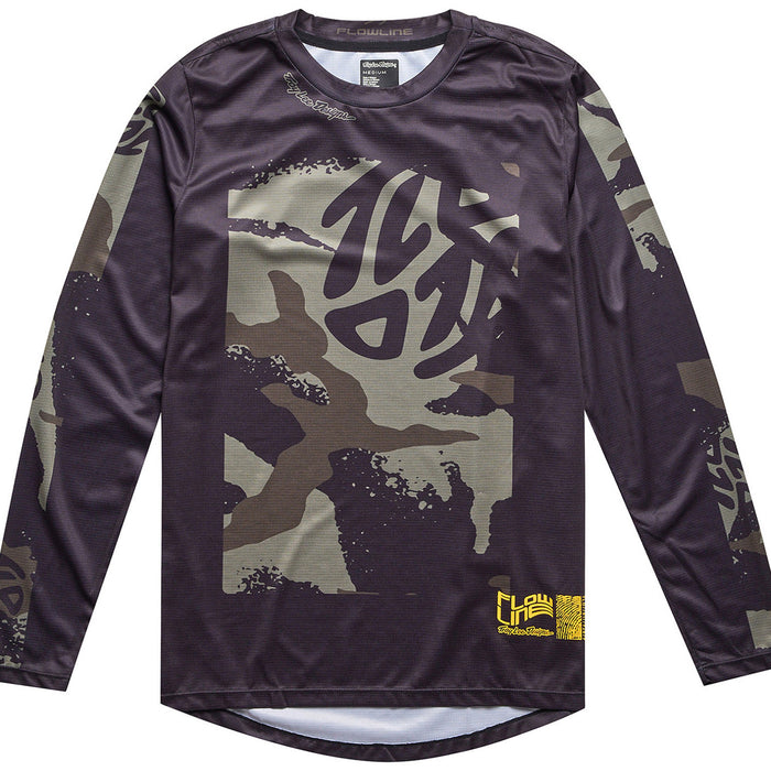 Troy Lee Designs Flowline Long Sleeve Jersey Confined Black