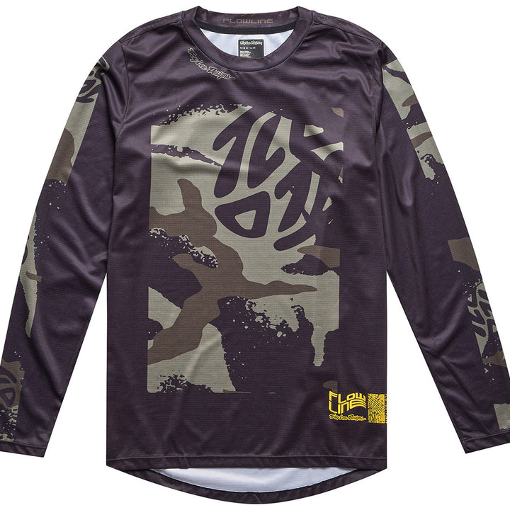 Troy Lee Designs Flowline Long Sleeve Jersey Confined Black