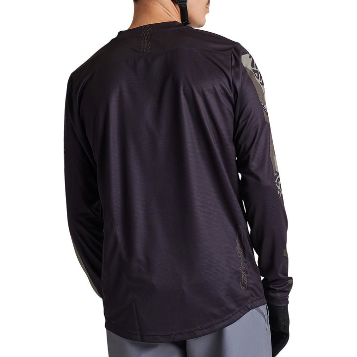 Troy Lee Designs Flowline Long Sleeve Jersey Confined Black