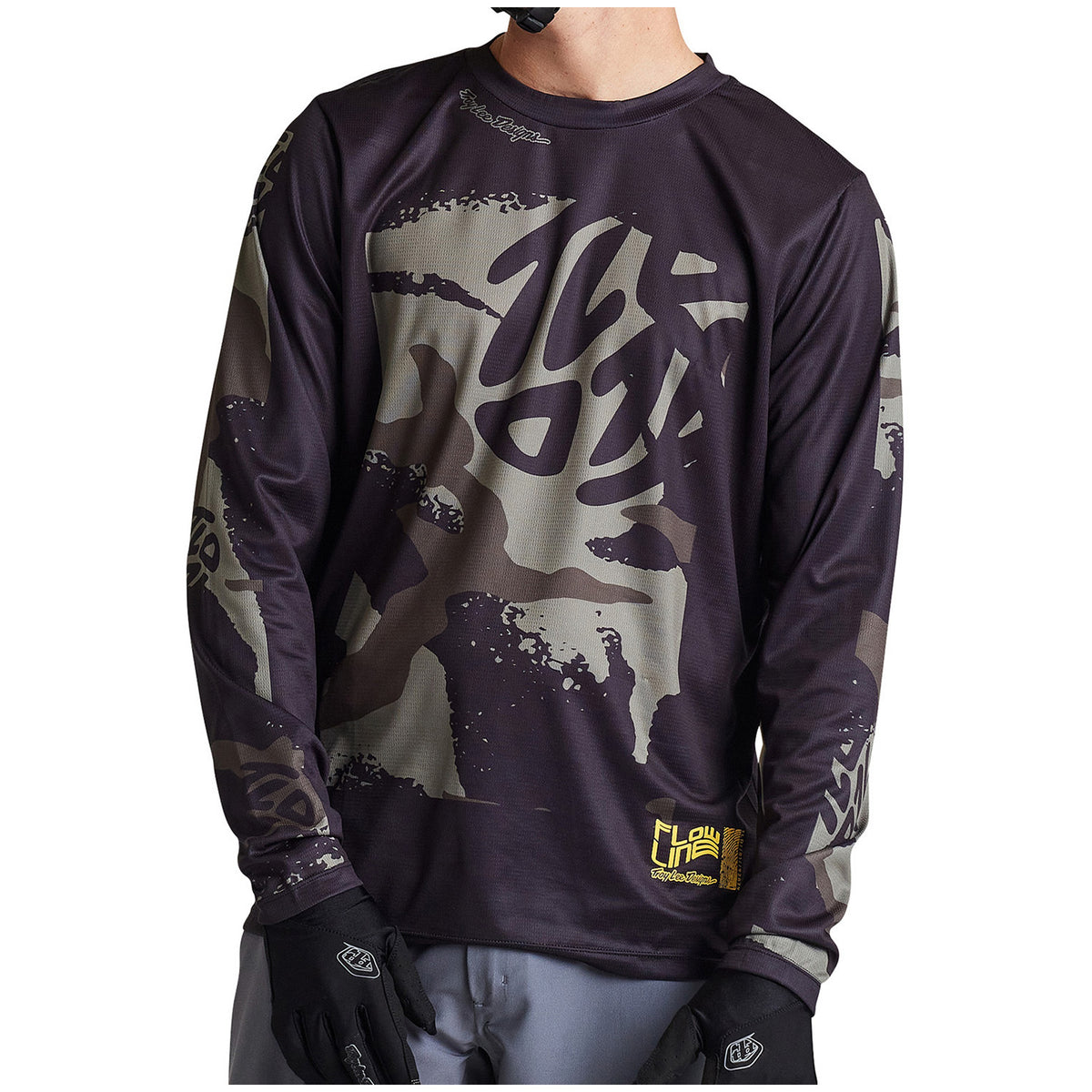 Troy Lee Designs Flowline Long Sleeve Jersey Confined Black
