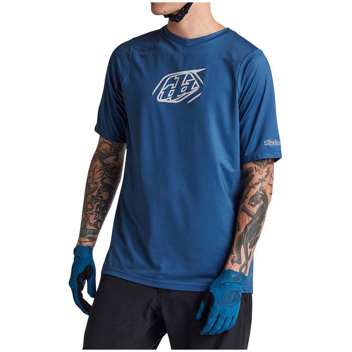 Troy Lee Designs Skyline Short-Sleeve Jersey Iconic Indigo