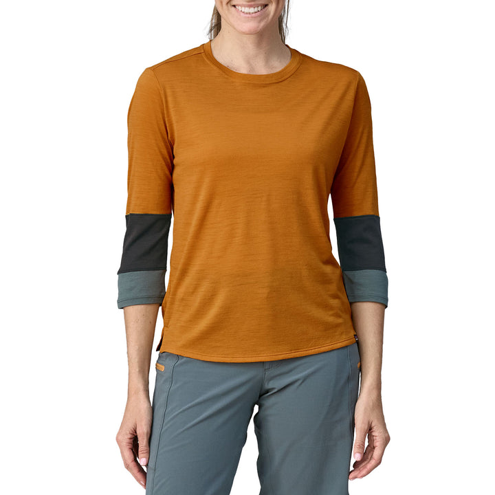 Patagonia Merino 3/4 Sleeve Jersey - Women's Golden Caramel