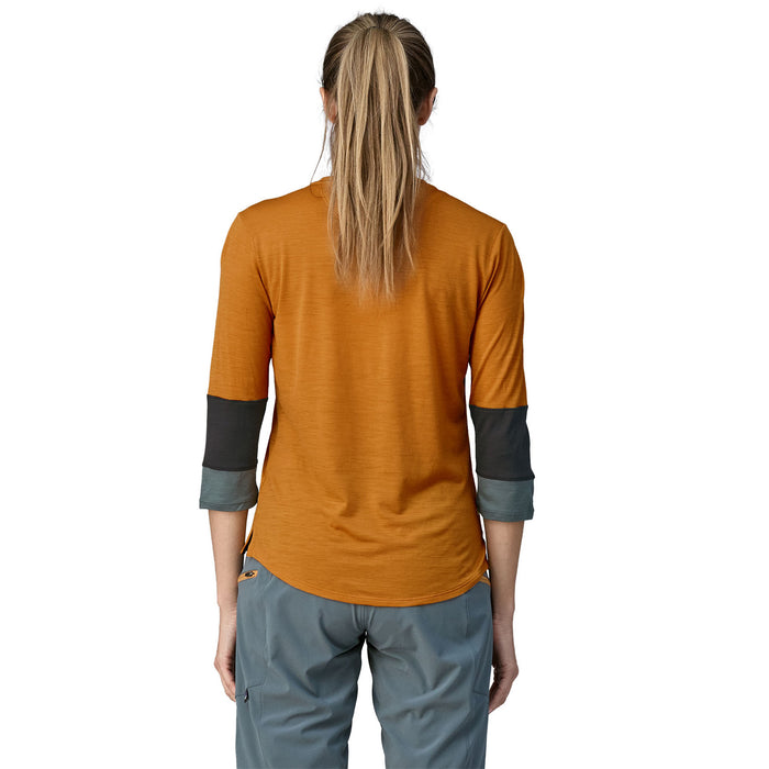 Patagonia Merino 3/4 Sleeve Jersey - Women's Golden Caramel
